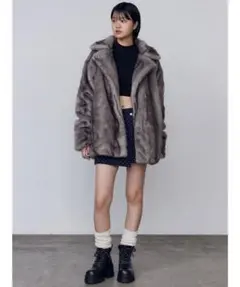 EMODA ミディフェイクファーコート