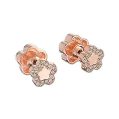 MARY QUANT ビジューデイジーデュオピアスピンクゴールド 美品