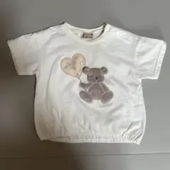 petit main ベアモチーフ 半袖Tシャツ 80のサムネイル