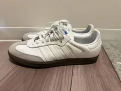 (美品)adidas SAMBA アディダス サンバ ALLホワイト26cmのサムネイル