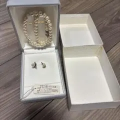 ORIGIN パール ネックレス イヤリングセット
