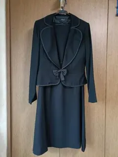 ブラックジャケット付きワンピース　ブラックフォーマル