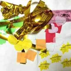 TXT ACT:TOMORROW東京ドーム金テープケース入り星型等ステージ落下物