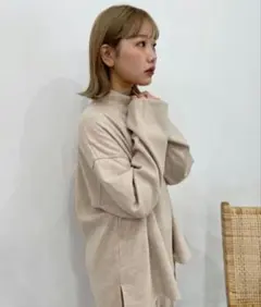 オーバーシルエット プルオーバー きりまる着用