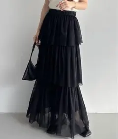 callautia チュールティアードスカートのサムネイル