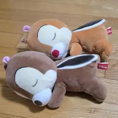 チップとデール　すやすやフレンド　ぬいぐるみ