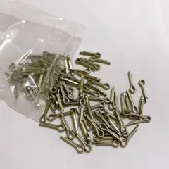 スプリットコッターピン 3mm x 12mm 304シルバートーン 90個入
