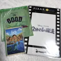 PIXAR Happyくじ 一番くじ I賞 K賞 L賞 ポストカード ポーチ