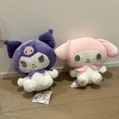 マイメロディ クロミ ぬいぐるみ2個セット サンリオ マイメロディ クロミ ぬいぐるみ 2体セット - メルカリ