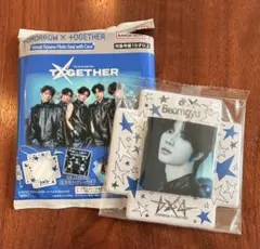 TXT ボムギュ ビジュアルスクエアフォトシールケース 白