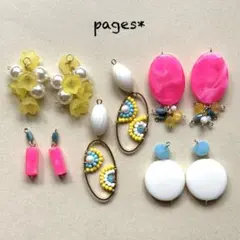 X-25* カジュアルピアス/イヤリング　5点まとめ　対象外　桜アソート