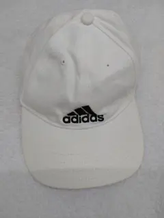 (3) adidas ベースボールキャップ ホワイト
