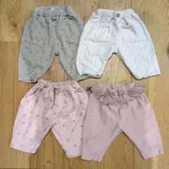 ベビー服 パンツ 4点セット 80〜 90cm