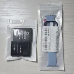 Apple Watch バンド 46mm 互換品 ブルー