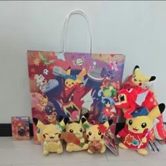 ポケモンセンター広島　ぬいぐるみ　ピカチュウ　ギャラドス　ロゴピンズ　限定