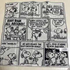 スヌーピー コミックデザイン ガーゼハンカチ