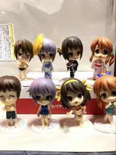 涼宮ハルヒの憂鬱 一番くじ G賞 きゅんキャラ 全8種コンプリート 箱なし