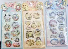 キラキラウォーターシール　キャラクターシール３シートセット