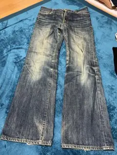 ダークブルーフレアデニム