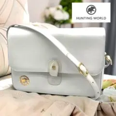 2026年最新】HUNTING WORLD 素材：本革 レディース ショルダーバッグの 