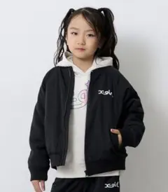新品未使用　110裏ボアMA-1 キッズ 女の子　X-girl Stages