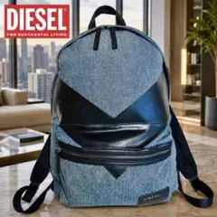 廃盤✨DIESEL✨ディーゼル✨リュック✨デニム✨V字✨ショルダーバッグ✨Y2Kのサムネイル