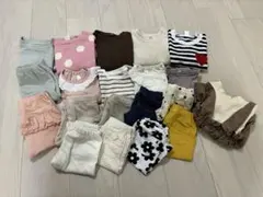 子供服　女の子　春秋　まとめ売り　20点　保育園着 70〜80