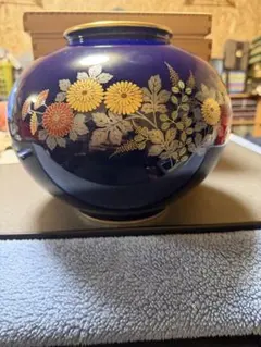 香蘭社　陶器 花瓶 花柄のサムネイル