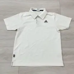 アディダス adidas ポロシャツ S 半袖 ホワイト スポーツ アウトドア