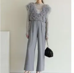 LE'RURE Bell sleeve rompers パンツドレス - メルカリ