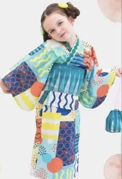 アプレレクール サニーランドスケープ コラボ浴衣セット セパレート 北欧 110