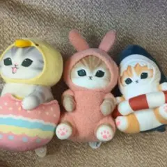 mofusand パジャマにゃん　サメにゃん　イースターにゃん　BIGぬいぐるみ
