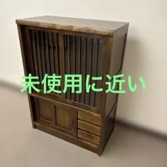 黒檀 高級 和家具 茶棚 茶箪笥 飾り棚 違い棚 花梨 紫檀 唐木 - メルカリ