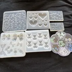 UVレジン シリコンモールド パーツ まとめ売り