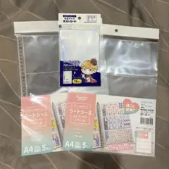 シートシールコレクションリフィール A430穴 ホログラムスリーブ ポストカード