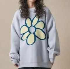 re_k by JUNRED デイジージャガードニットプルオーバー