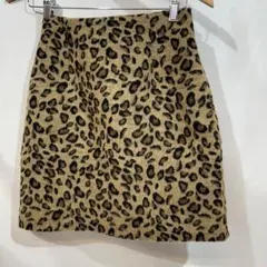 ヒョウ柄 ミニ スカート