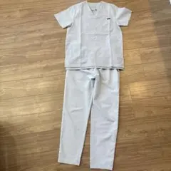 moz スクラブ上下 ライトグレー