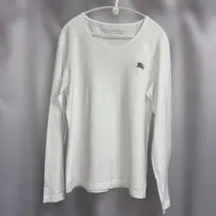 BURBERRY BLAK LABEL長袖Tシャツ　白メンズM