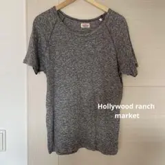 ハリウッドランチマーケット スパンフライス グレー Tシャツ サイズ4