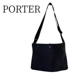 ★美品 PORTER ポーター 黒 ショルダーバック