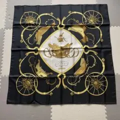 エルメス HERMES カレ90 大判スカーフSPRINGS馬車柄