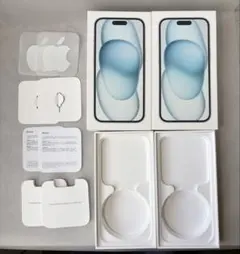 Apple iPhone 15空箱　2個セット