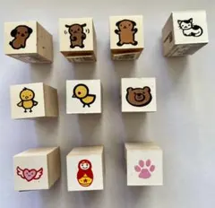 ハンコ　ゴム印　10点