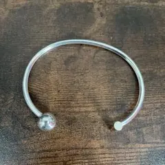 【人気モチーフ】シルバーブレスレット 直径約7cm