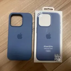 【美品】 iPhone15pro 純正シリコンケース
