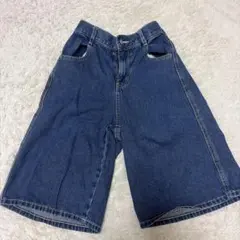 GU デニムハーフパンツ 140cm