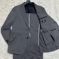 s*o様 美品 COMME CA 千鳥 セットアップ スーツ メンズ 上下 コムのサムネイル