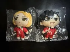 ハイキュー ぬいぐるみキーホルダー 黒尾鉄朗 孤爪研磨