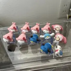 ハローキティ ポチャッコ　シナモロール　マイメロディ　カプセルトイ 12体セット